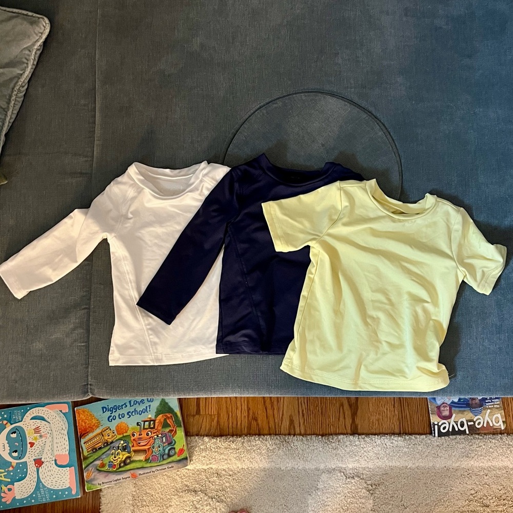 Bundle of three rash guards (12-18 month)
